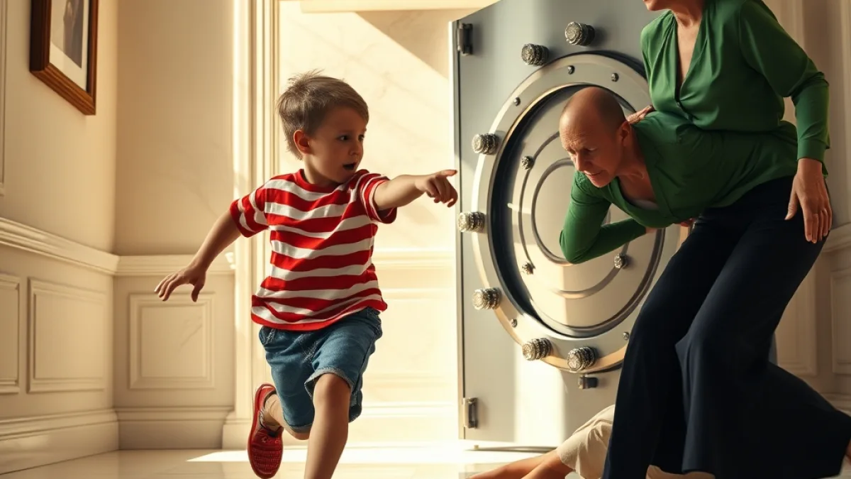 His Wife Locked His Mother Inside the Mansion Bank Vault