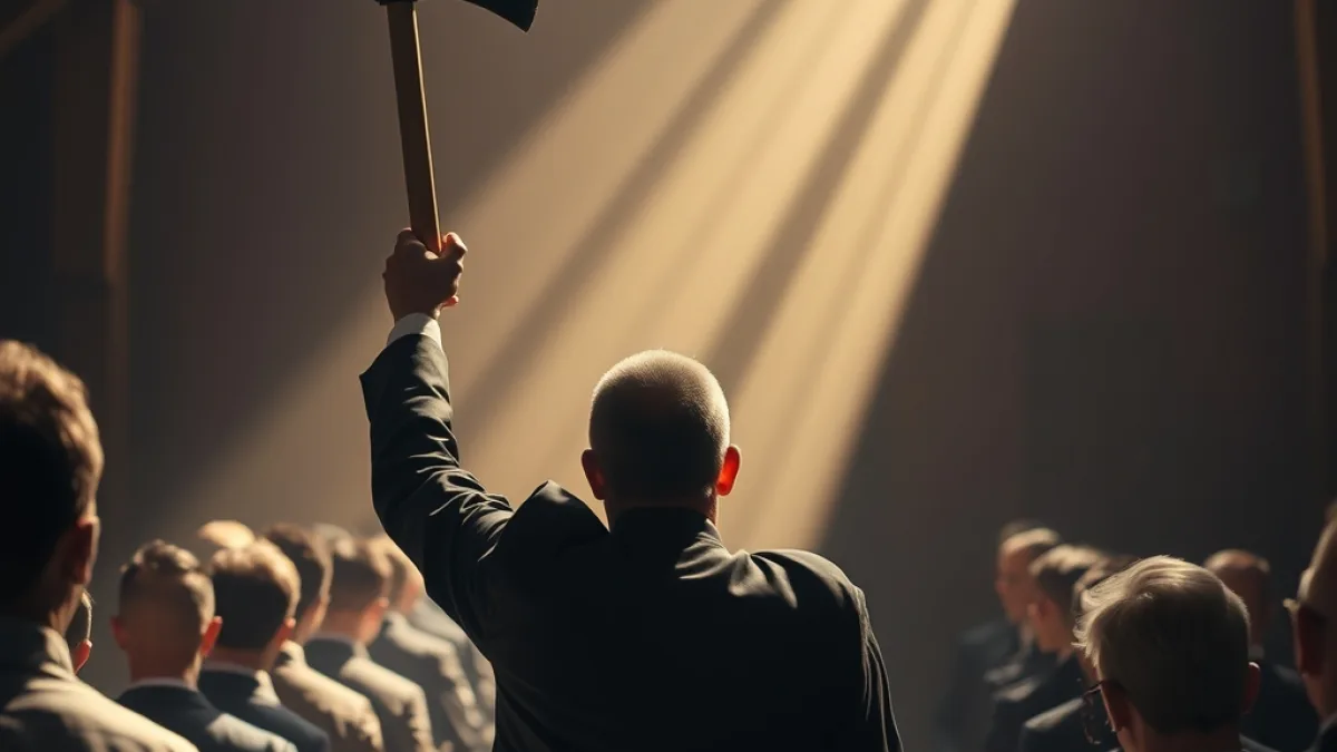 The Prisoner Raised An Axe At The Funeral Until The Coffin Revealed A Secret
