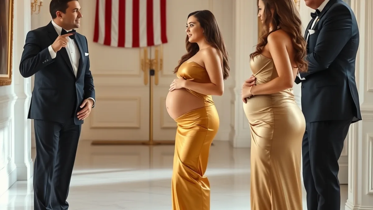A Little Girl Exposed The Fake Pregnancy At A USA Mansion
