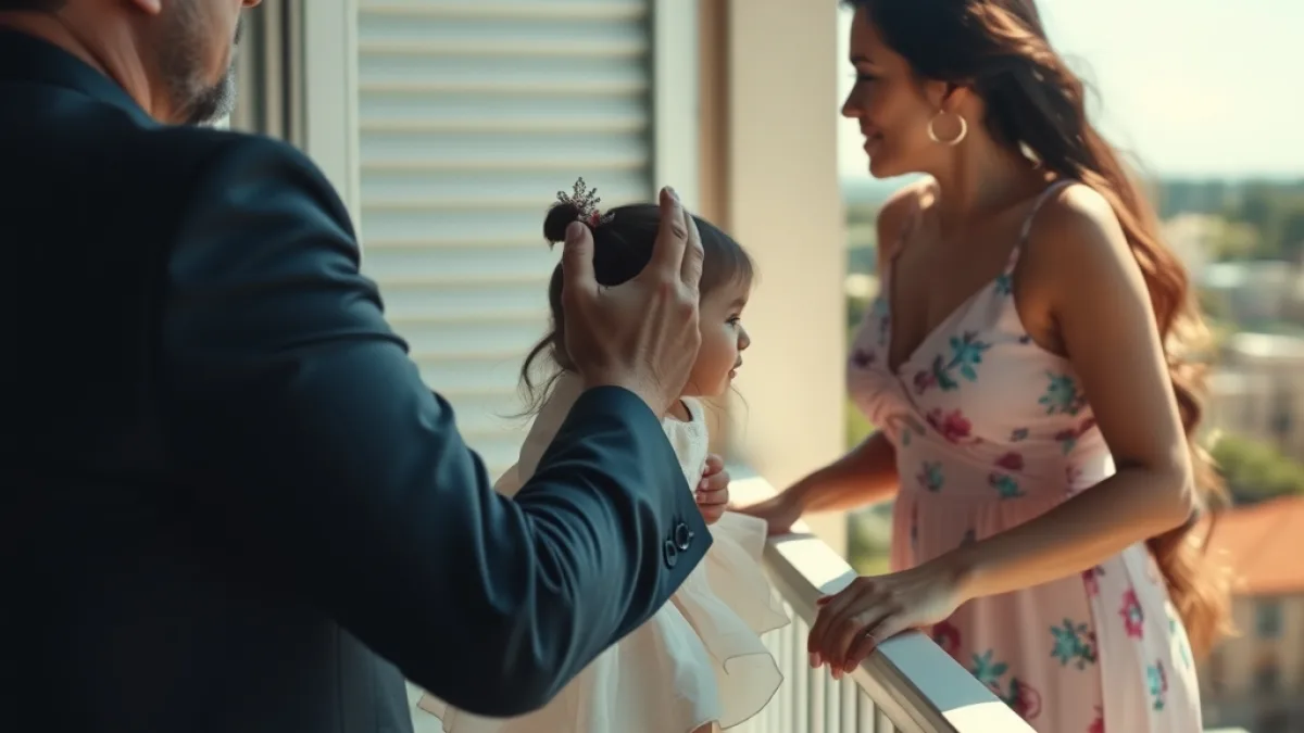 He Caught His New Wife Throwing His Daughter Off The Balcony
