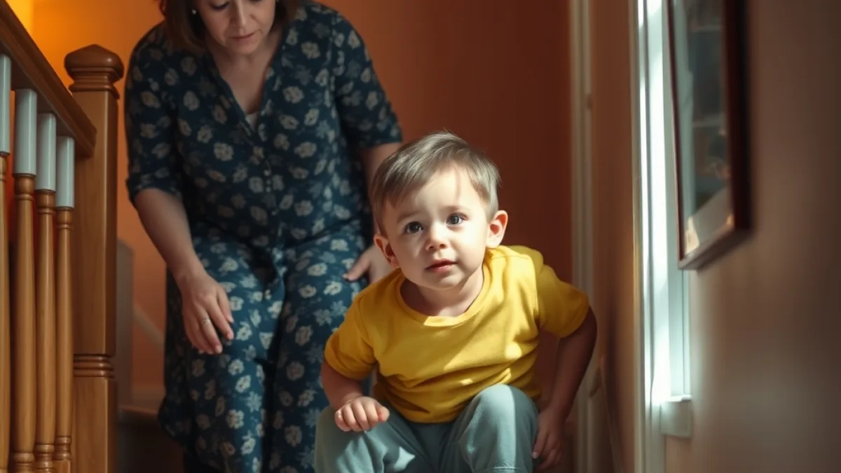 Her Stepmother Pushed Him Down The Stairs Until The Camera Proved Everything