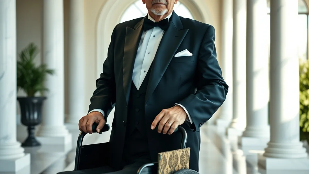 A Wealthy Texas Tycoon Stuns Guests By Walking Again