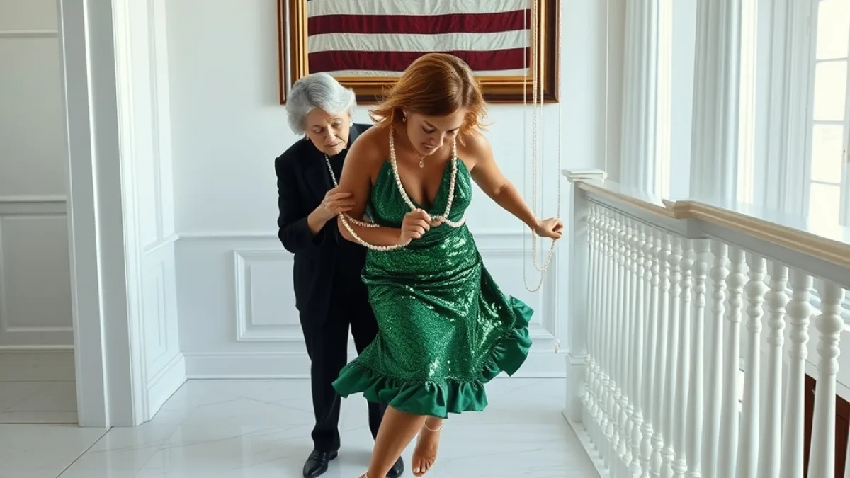 When Her Stepmother Pushed Her Down The Dallas Stairs