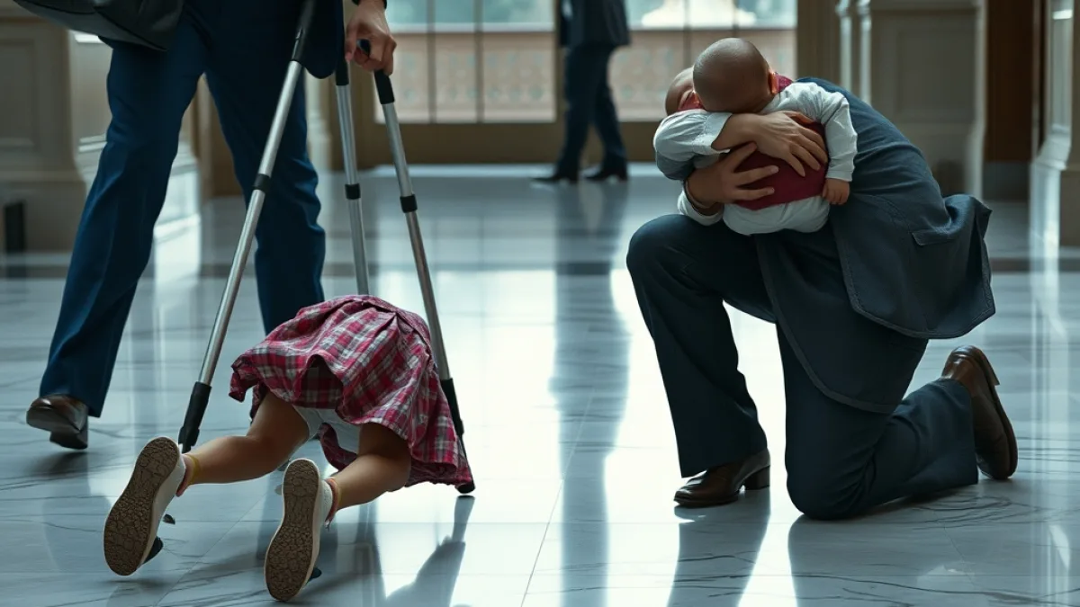 A Father Returns Home Early And Discovers His Wife's Secret