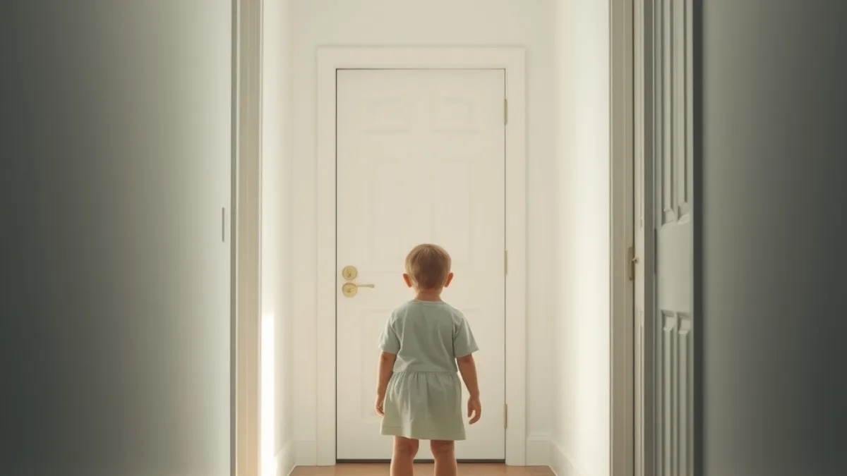The Secret Child Living Inside Our White Hallway