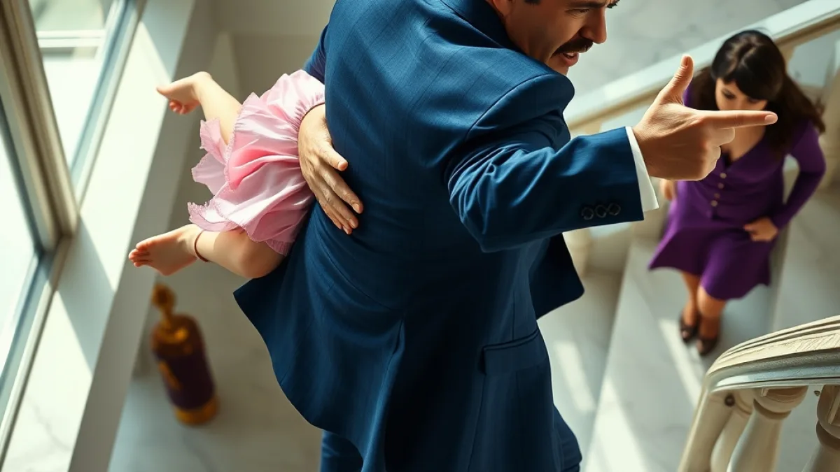 The Stepmother Pushed My Little Girl Off The Grand Staircase