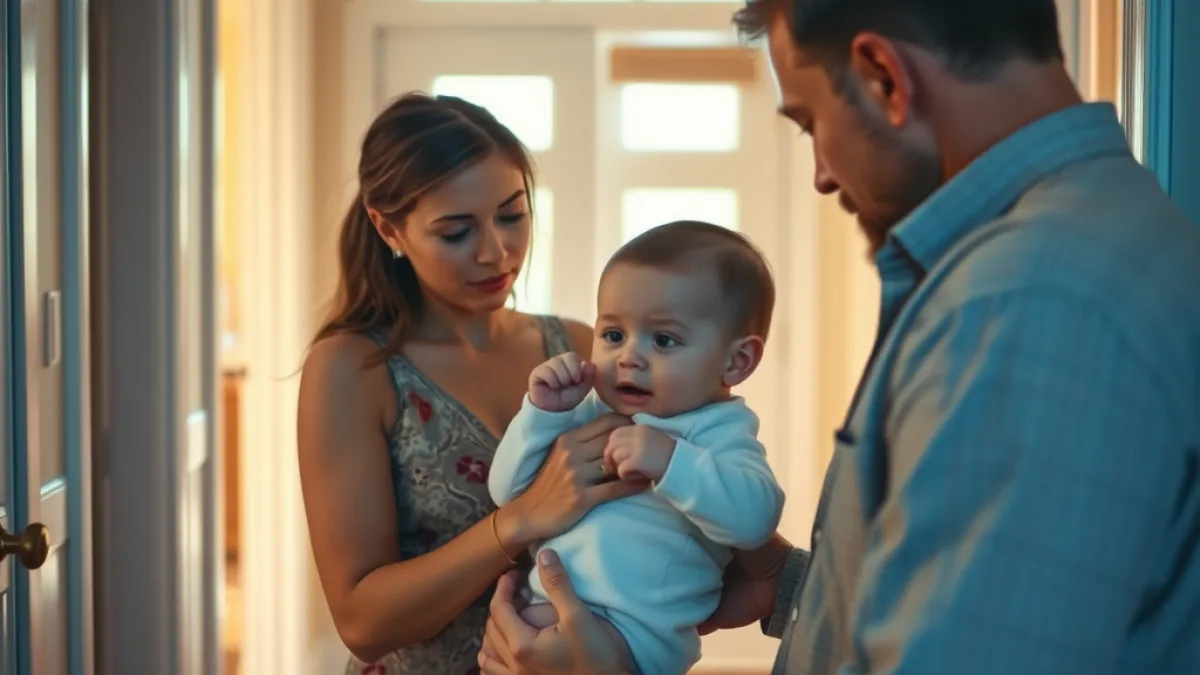 He Found His Spoiled Wife Abusing Their Baby In The Foyer