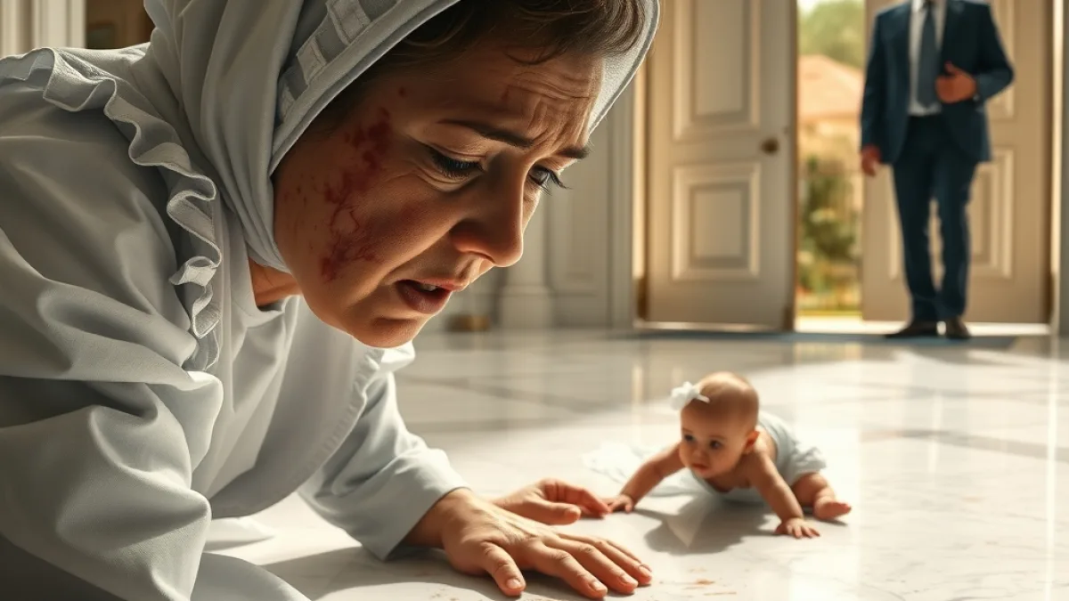 When The Wealthy CEO Discovered His Nanny On The Floor