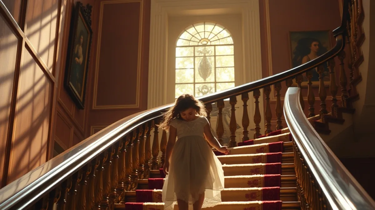 The Stepmother Pushed Her Down The Grand Staircase