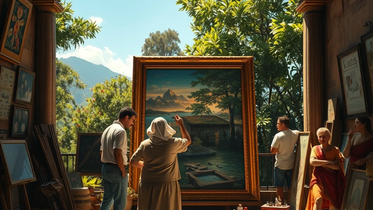 The Secret Behind The Painting