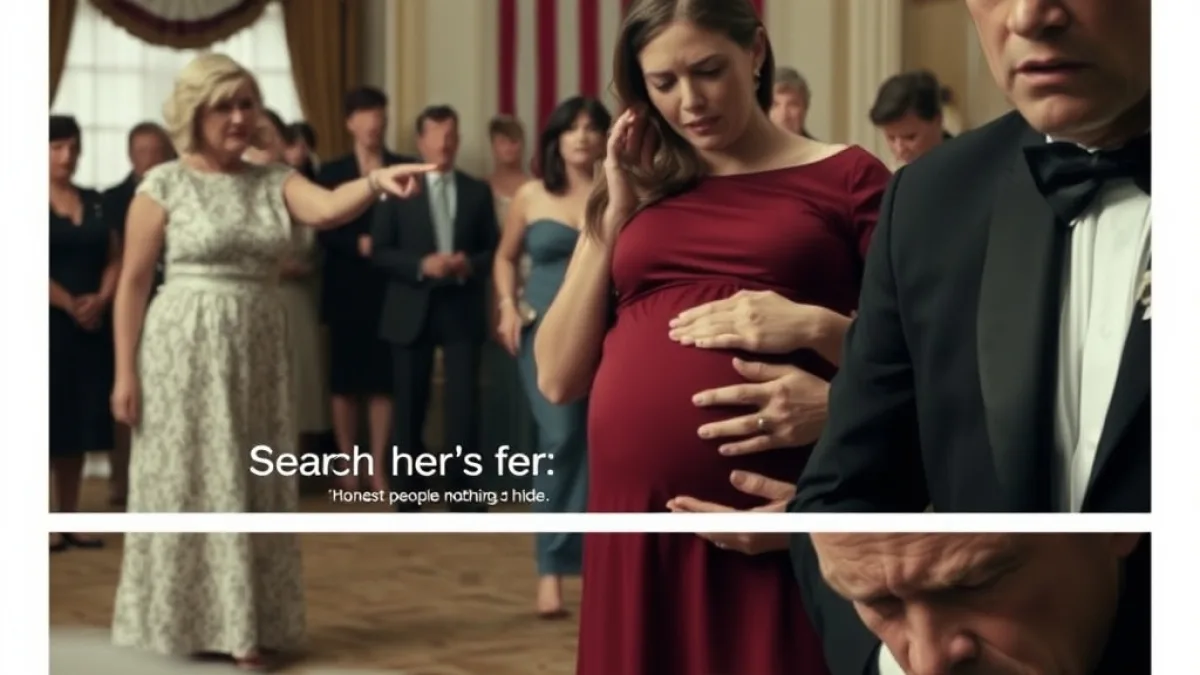 A Pregnant Bride Is Accused Until Her Powerful Father Arrives