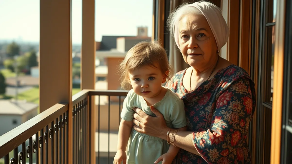 Her Stepmother Dropped His Child Off The Balcony For Money
