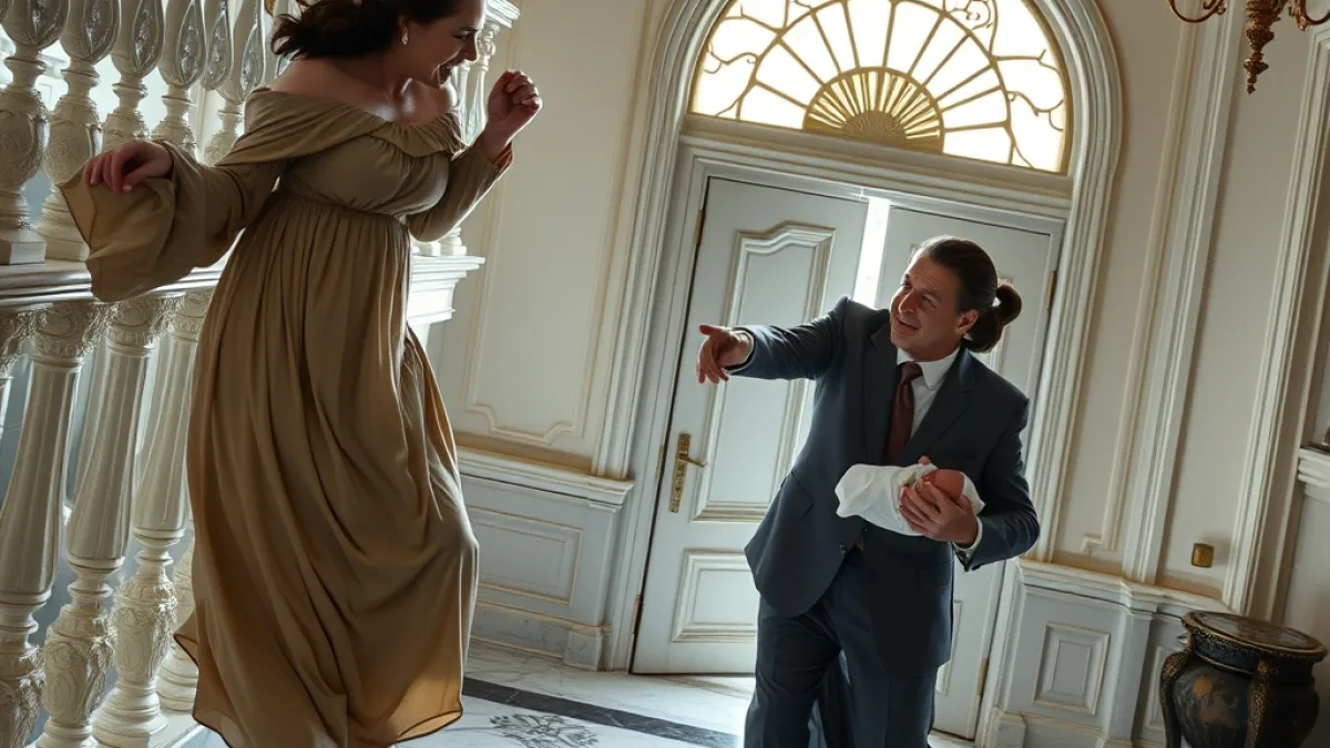 The Maid Saved His Baby After The Stepmother Dropped Him