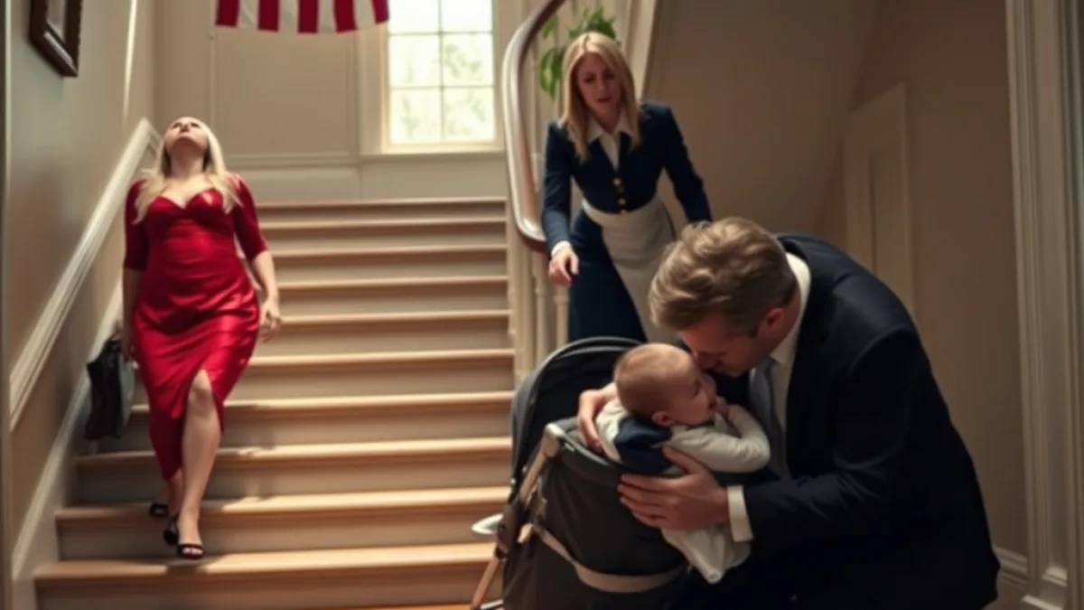 The Rich Stepmother Carelessly Dropped The Baby Down The Stairs