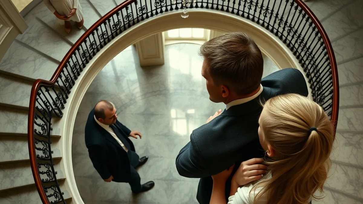 A Father Finds His Missing Daughter Inside A Grand Mansion