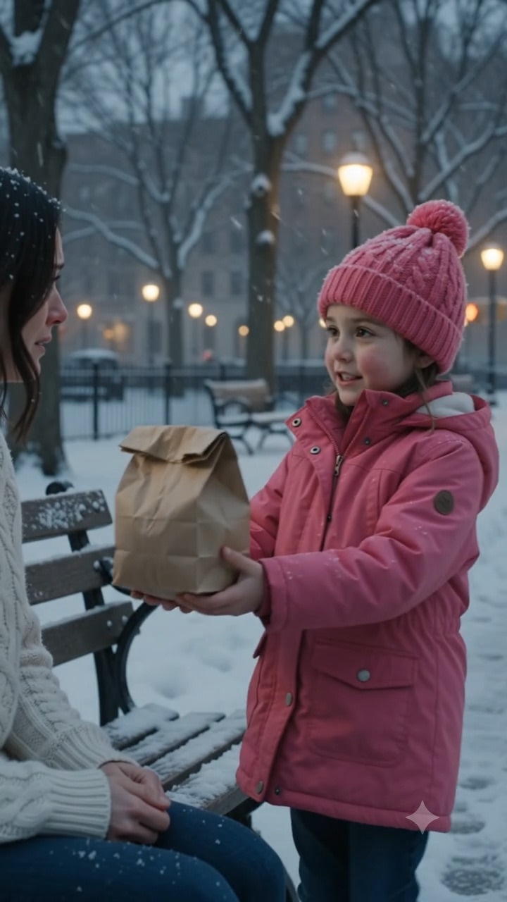 Snow drifted quietly through Central Park in New York City banner